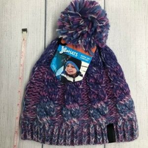 Girls Soft Warm Knit Beanie